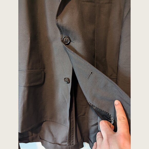 KRIS VAN ASSCHE - Layered black jacket - Sz 52 - Picture 4 of 10